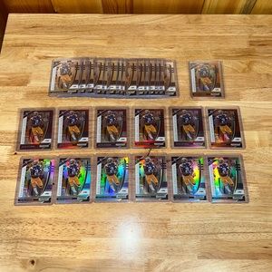 (29) 2020 Prizm JUSTIN JEFFERSON Silver/Red/Purple/Orange DP NFL Football RC LOT